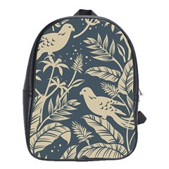 Birds Nature Design School Bag (xl) by Vaneshart