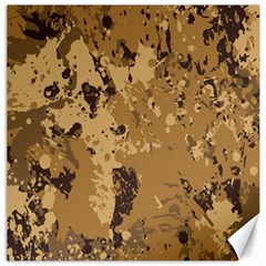 Abstract Grunge Camouflage Background Canvas 12  X 12  by Vaneshart