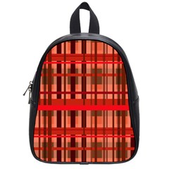 Fall Plaid School Bag (small)