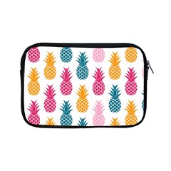 Tropic Fruit Pineapple Seamless Pattern Design Vector Illustration Apple Ipad Mini Zipper Cases by Vaneshart