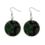 Military Background Grunge Style Mini Button Earrings Front