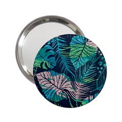 Seamless Abstract Pattern With Tropical Plants 2 25  Handbag Mirrors