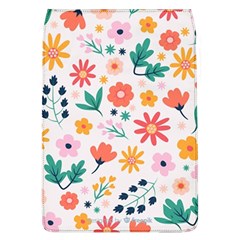 Flat Colorful Flowers Leaves Background Removable Flap Cover (l)