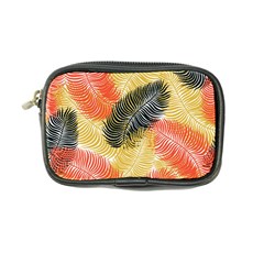 Tropical Seamless Pattern With Exotic Palm Leaves Coin Purse