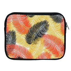Tropical Seamless Pattern With Exotic Palm Leaves Apple Ipad 2/3/4 Zipper Cases