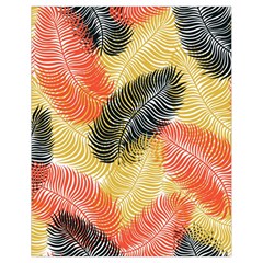 Tropical Seamless Pattern With Exotic Palm Leaves Drawstring Bag (small)