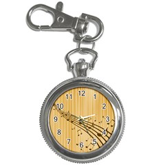 Background Music Nuts Sheet Key Chain Watches