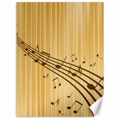 Background Music Nuts Sheet Canvas 36  X 48  by Mariart