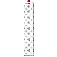 Pattern Black And White Flower Large Book Marks