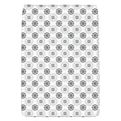 Pattern Black And White Flower Removable Flap Cover (s)