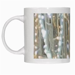 String Of Lights Christmas Festive Party White Mugs by yoursparklingshop