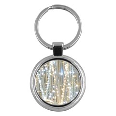 String Of Lights Christmas Festive Party Key Chain (round)
