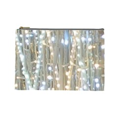 String Of Lights Christmas Festive Party Cosmetic Bag (large) by yoursparklingshop