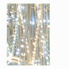 String Of Lights Christmas Festive Party Small Garden Flag (two Sides) by yoursparklingshop