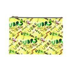 Ubrs Yellow Cosmetic Bag (large) by Rokinart