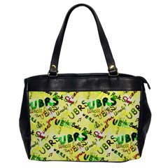 Ubrs Yellow Oversize Office Handbag by Rokinart