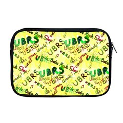 Ubrs Yellow Apple Macbook Pro 17  Zipper Case by Rokinart