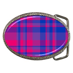 Bisexual Plaid Belt Buckles by NanaLeonti