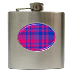 Bisexual Plaid Hip Flask (6 Oz) by NanaLeonti