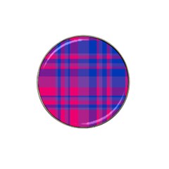 Bisexual Plaid Hat Clip Ball Marker (10 Pack) by NanaLeonti