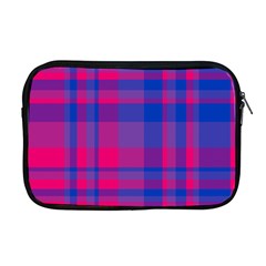 Bisexual Plaid Apple Macbook Pro 17  Zipper Case by NanaLeonti