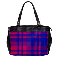 Bisexualplaid Oversize Office Handbag by NanaLeonti