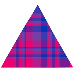 Bisexualplaid Wooden Puzzle Triangle