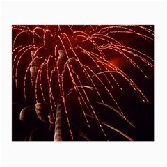 Fireworks Red Orange Yellow Small Glasses Cloth by Bajindul