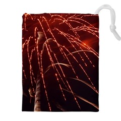 Fireworks Red Orange Yellow Drawstring Pouch (4xl)