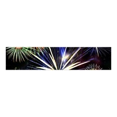 Fireworks Rocket Night Lights Velvet Scrunchie by HermanTelo