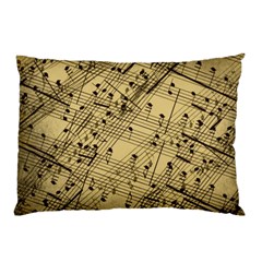 Music Nuts Sheet Pillow Case (two Sides)