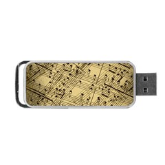 Music Nuts Sheet Portable Usb Flash (one Side) by Mariart