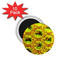 Cut Glass Beads 1 75  Magnets (10 Pack)  by essentialimage