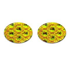 Cut Glass Beads Cufflinks (oval) by essentialimage