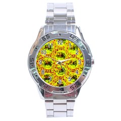 Cut Glass Beads Stainless Steel Analogue Watch by essentialimage