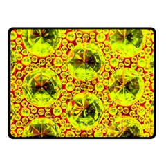 Cut Glass Beads Fleece Blanket (small) by essentialimage