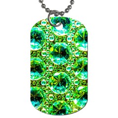 Cut Glass Beads Dog Tag (one Side) by essentialimage