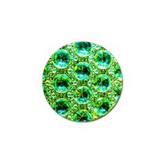 Cut Glass Beads Golf Ball Marker by essentialimage