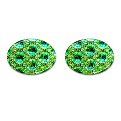 Cut Glass Beads Cufflinks (oval) by essentialimage