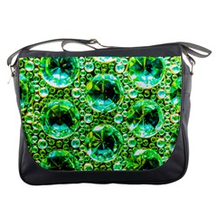 Cut Glass Beads Messenger Bag by essentialimage