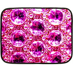 Cut Glass Beads Double Sided Fleece Blanket (mini)  by essentialimage