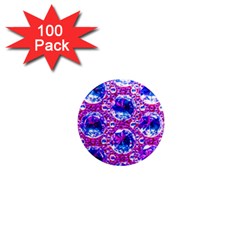 Cut Glass Beads 1  Mini Magnets (100 Pack)  by essentialimage