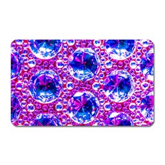 Cut Glass Beads Magnet (rectangular)