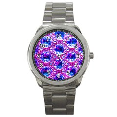 Cut Glass Beads Sport Metal Watch by essentialimage