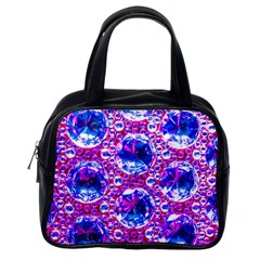 Cut Glass Beads Classic Handbag (one Side) by essentialimage