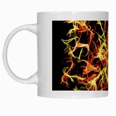 Ablaze White Mugs by litana