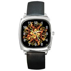 Ablaze Square Metal Watch by litana