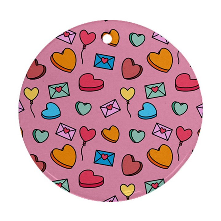 Candy Pattern Ornament (Round)