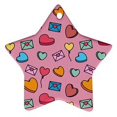 Candy Pattern Star Ornament (two Sides) by Sobalvarro