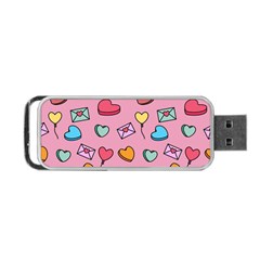 Candy Pattern Portable Usb Flash (two Sides) by Sobalvarro